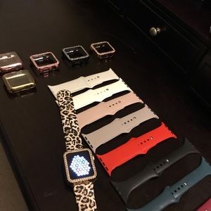 Apple Watch 3 accessories 42MM bands/covers ONLY